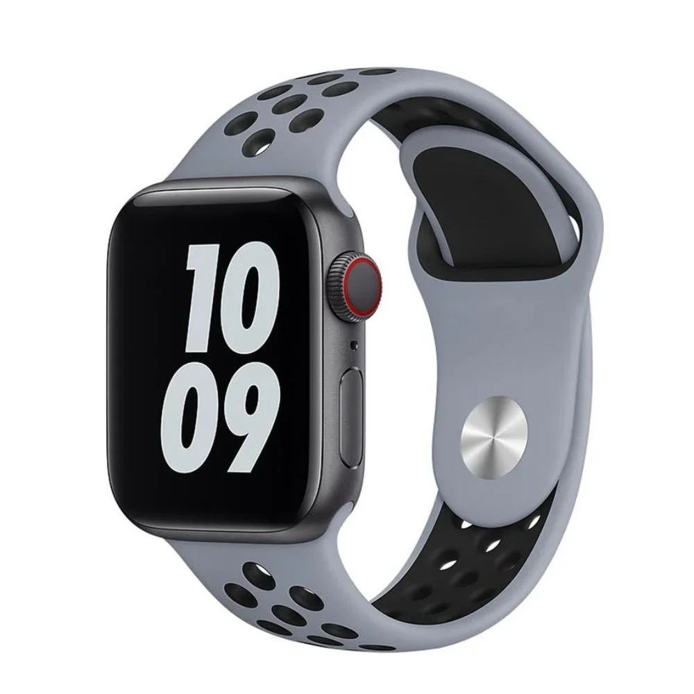 2x Silicone Sport Straps for Apple Watch Ultra & 42mm/44mm/45mm iWatch